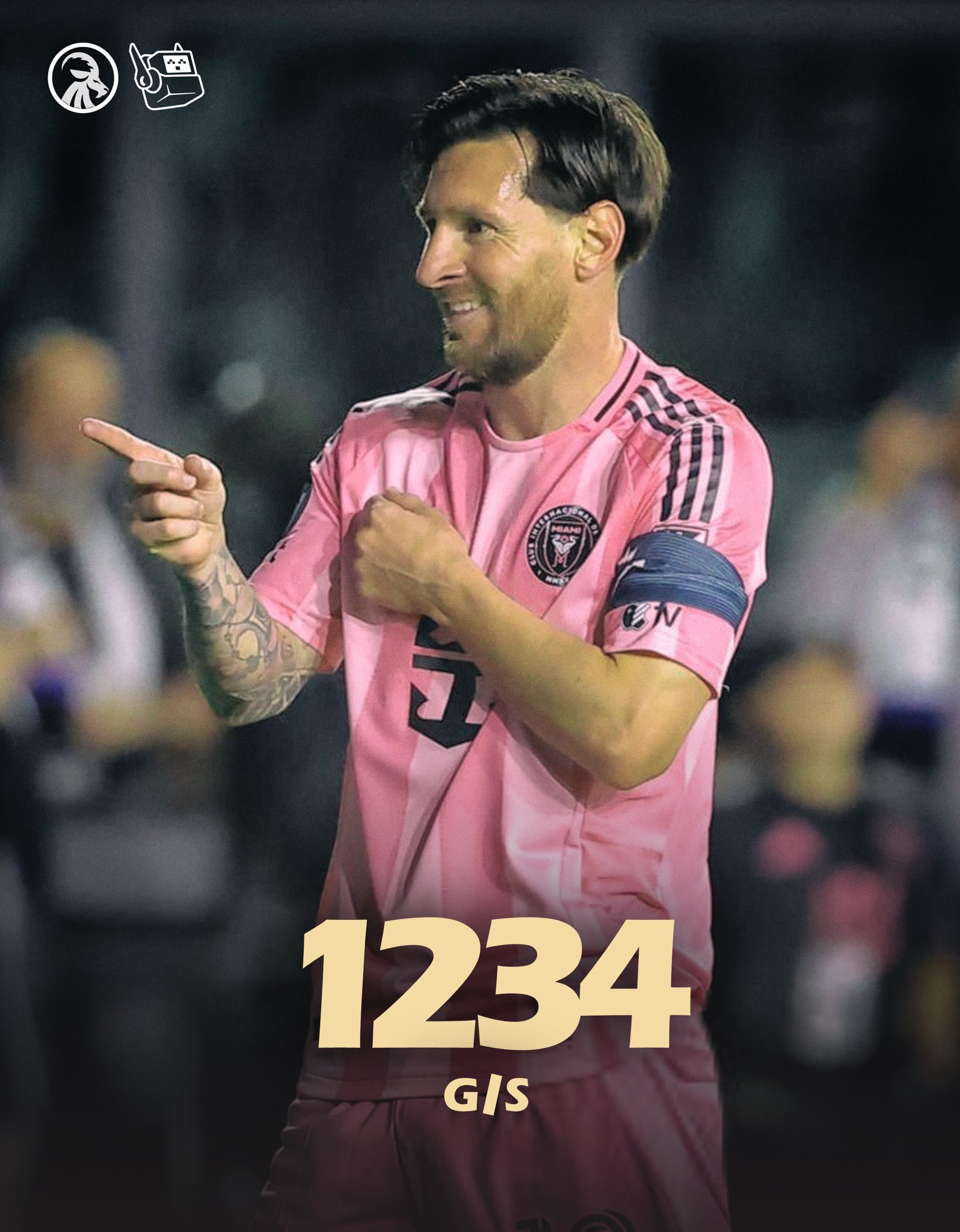 回歸即進球！37歲梅西生涯目前853球381助，參與進球數(shù)1234球！
