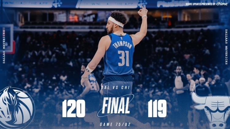 險勝公牛！獨行俠官方曬贏球海報 克萊成為封面人物
